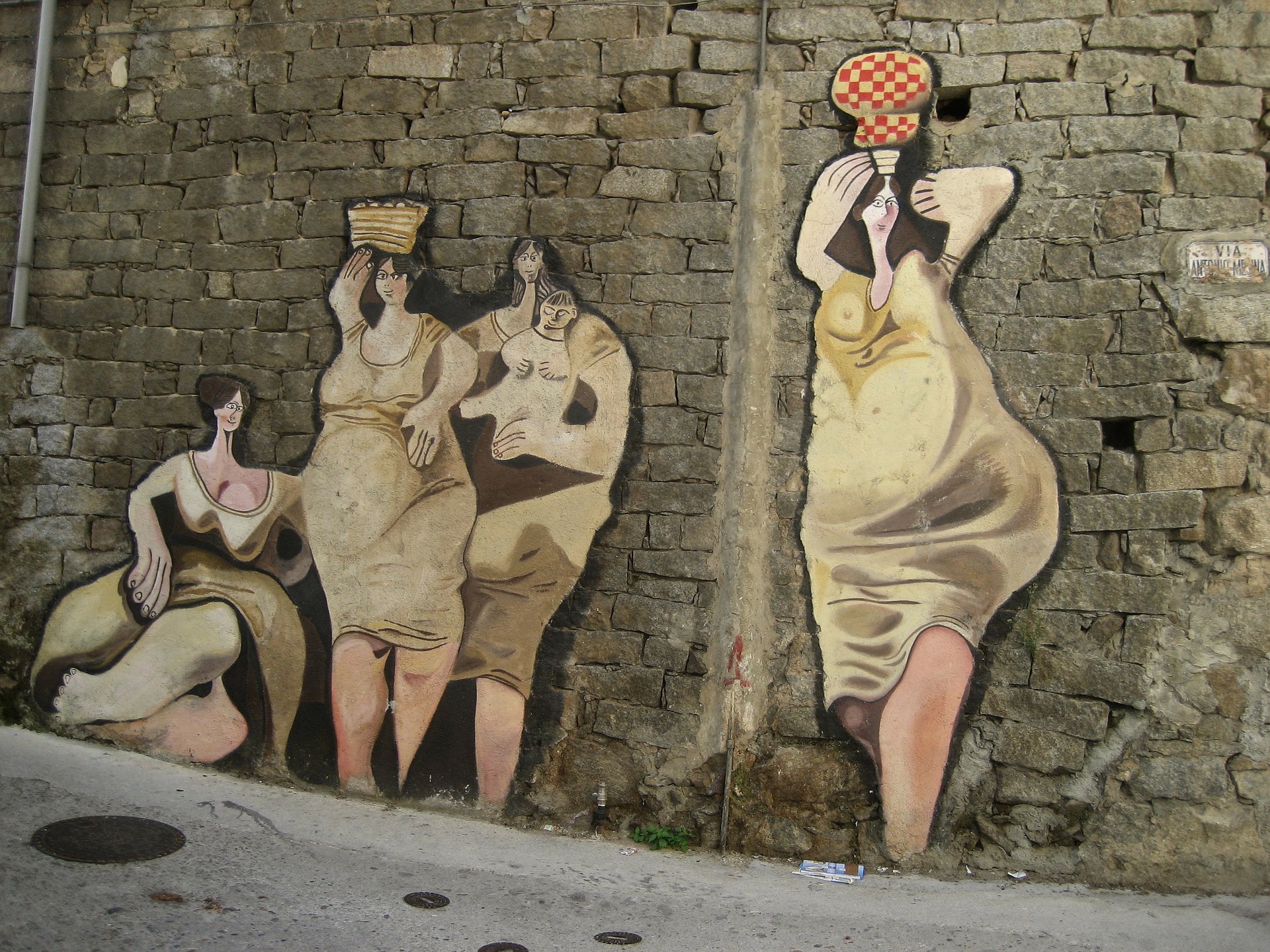 Sardinian seinämaalauksia